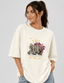 Women's Premium Oversized T-Shirt – Bari - Off White - Creativeya.com