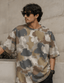Men's Oversized T-Shirt – Earth Mosaic - White - Creativeya.com