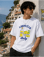 Men's Oversized T-Shirt – Limoncello_White_8Creativeya.com