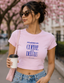 Women's Baby Tee – Coffee & Delulu