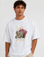 Men's Oversized T-Shirt – Bari - White - Creativeya.com