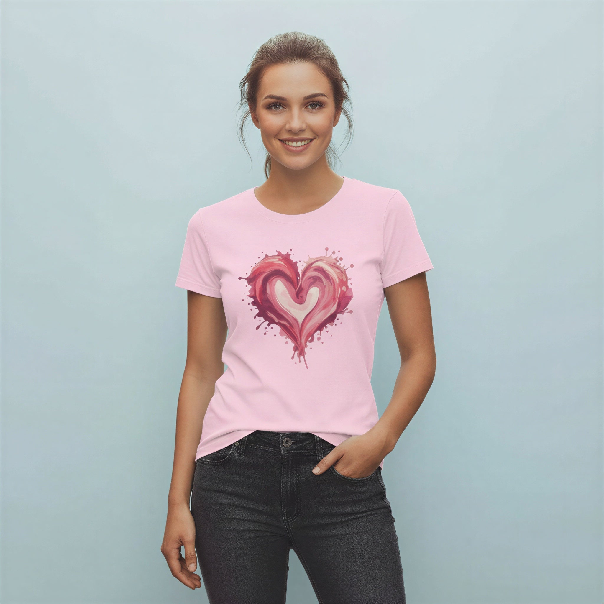 Women’s Regular T-Shirt – Painted Heart