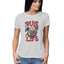 Women's Pug Life Design Printed T-Shirt