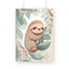 Baby Sloth on Leaf Graphics Printed Posters from Creativeya