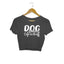 Women's Dog Mamma Life is Rough Graphics Printed Crop Tops