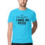 Men's Caution I Have No Filter Design Printed T-Shirt