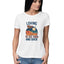 Women's Loving to the Moon Graphics Printed T-Shirt