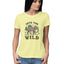 Women's Into The Wild Graphics Printed T-Shirt