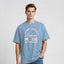 Men’s Oversized T-Shirt – Game Signal_Baby Blue_2Creativeya.com