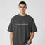 Men’s Oversized T-Shirt – Between The Lines_Black_2Creativeya.com