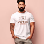 Men's Coffee The Vodka Of Morning Design Printed T-Shirt