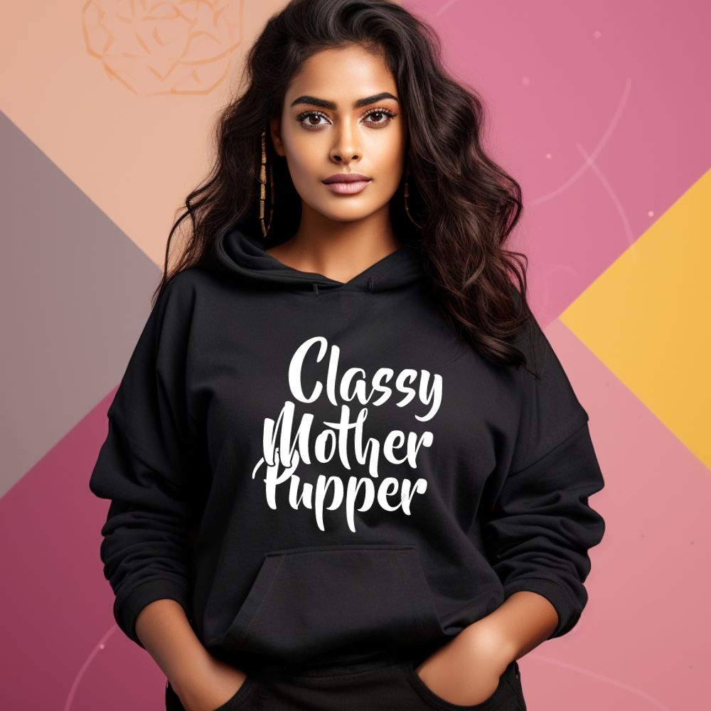 Women's Classy Mother Pupper Graphics Printed Hoodies