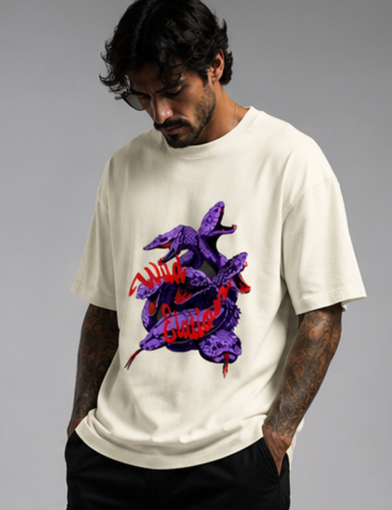 Men’s Premium Oversized T-Shirt – Wild Elation