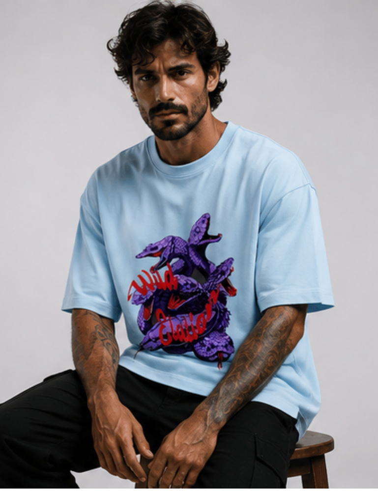 Men’s Premium Oversized T-Shirt – Wild Elation
