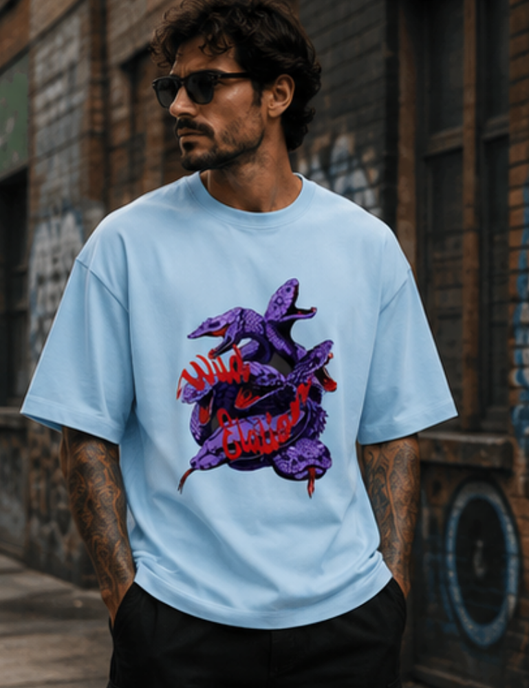 Men’s Premium Oversized T-Shirt – Wild Elation