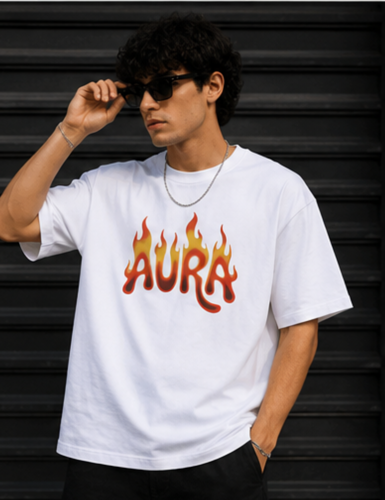 Men's Oversized T-Shirt – Aura