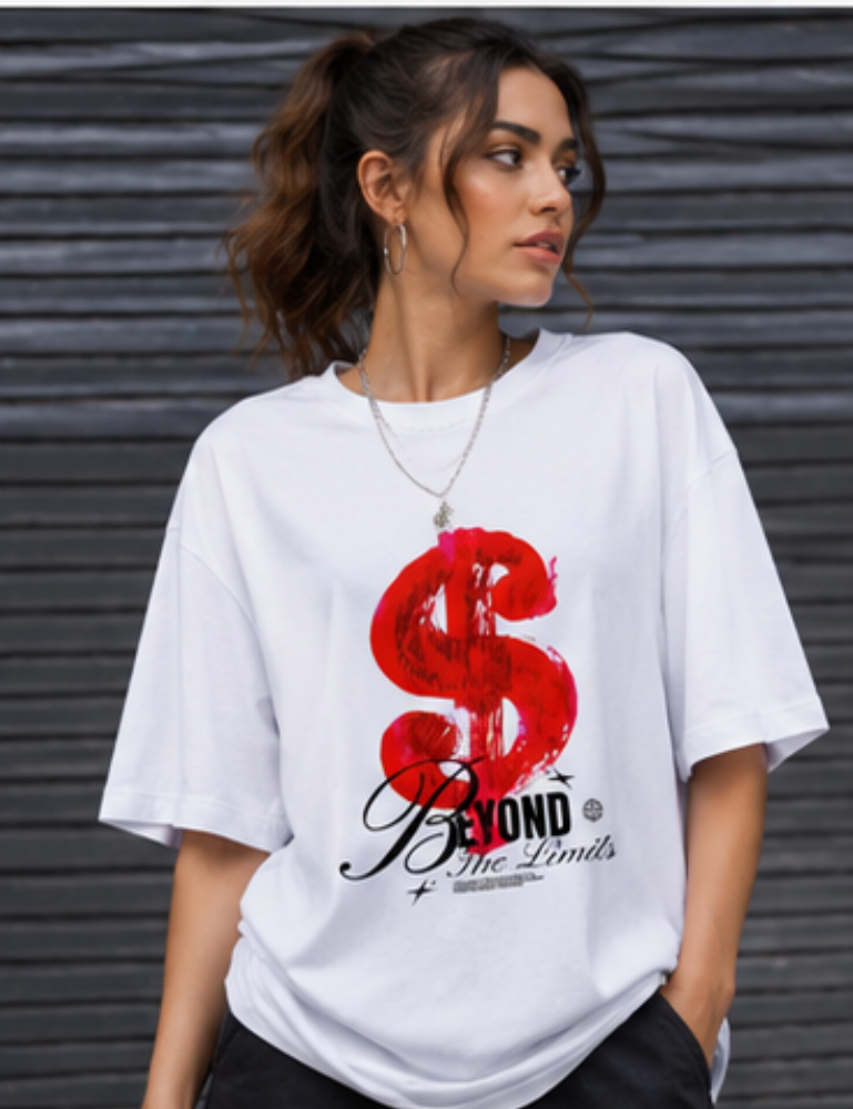 Women’s Oversized T-Shirt – Beyond The Limits