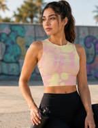 Women's Sports Crop Top – Artist