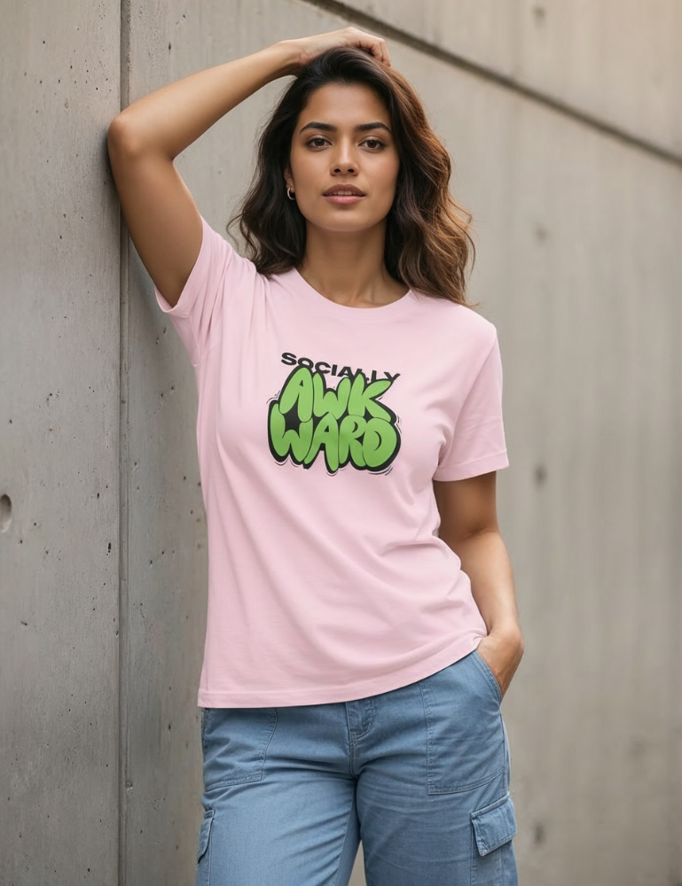 Women's Regular T-Shirt – Socially Awkward