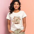 Women's Feeling Christmas in the Bones Graphics Printed T-Shirt