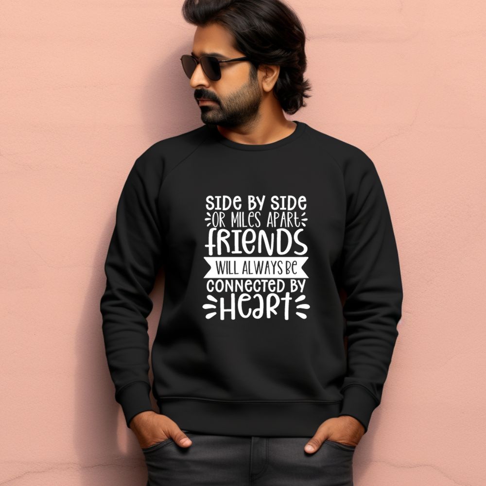 Men's Friendship Quote Printed Sweatshirts Main image