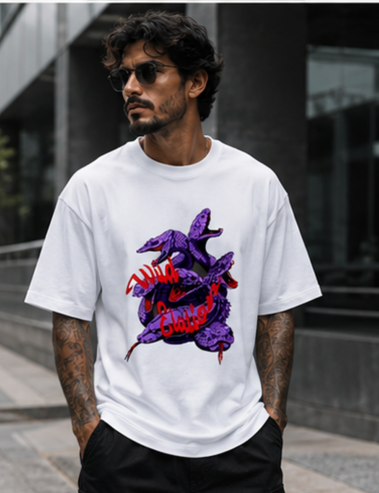 Men’s Premium Oversized T-Shirt – Wild Elation