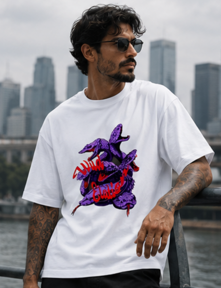 Men’s Premium Oversized T-Shirt – Wild Elation