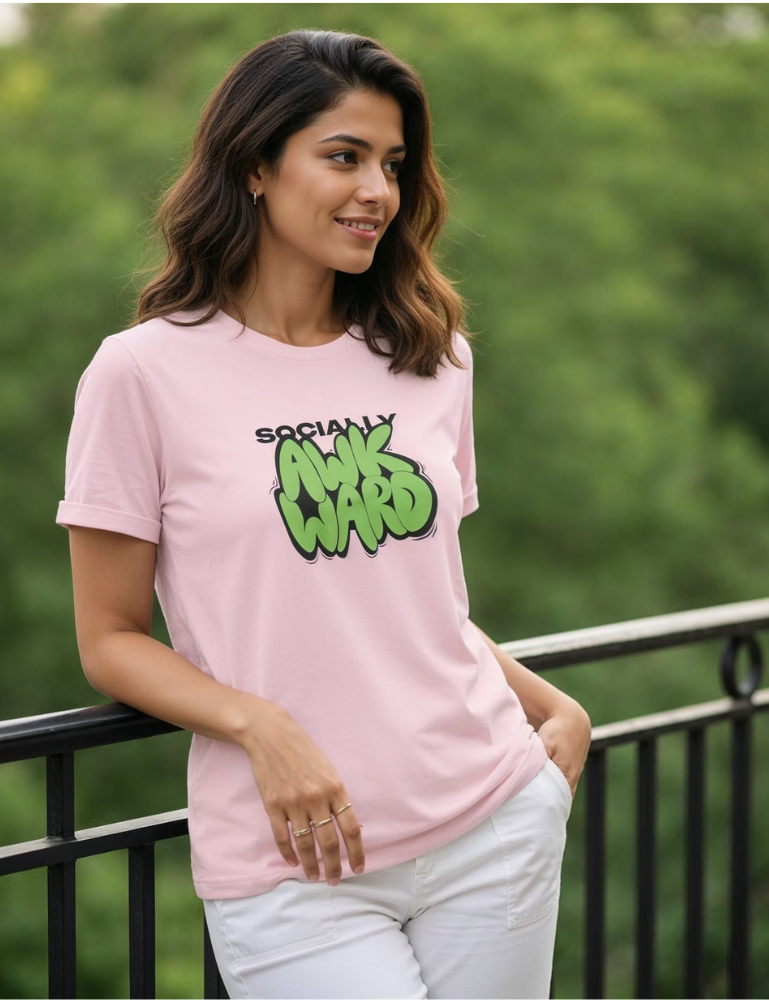 Women's Regular T-Shirt – Socially Awkward