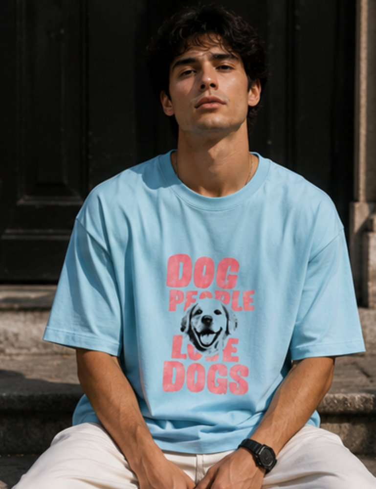 Men's Oversized T-Shirt – Dog Lover