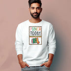 Men's Punch Today In The Face Sarcastic Quotes Full Sleeve T-Shirt