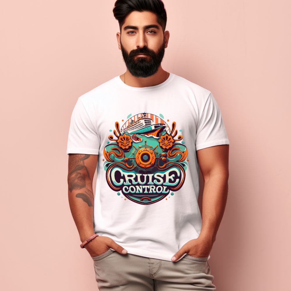 Men's cruise control Design Printed T-Shirt Main image