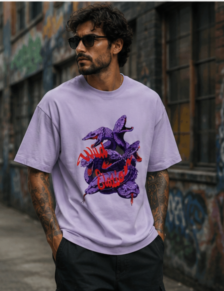Men’s Premium Oversized T-Shirt – Wild Elation