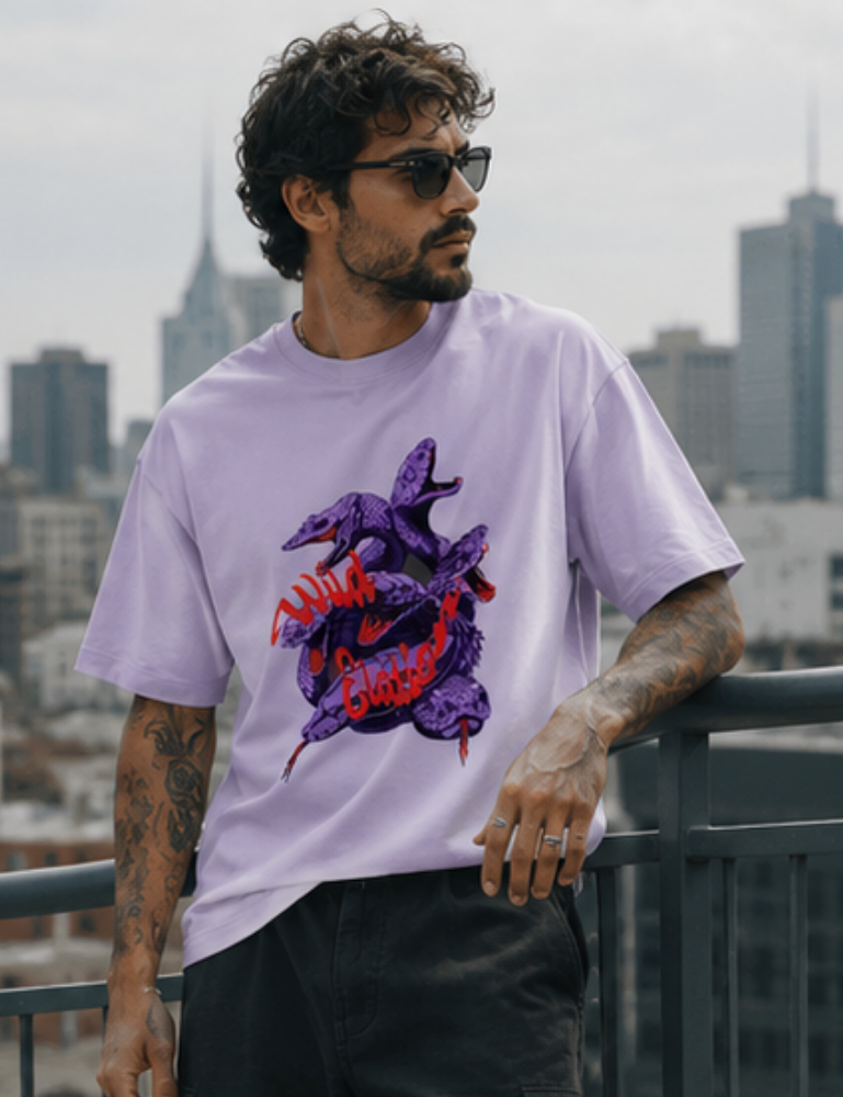 Men’s Premium Oversized T-Shirt – Wild Elation