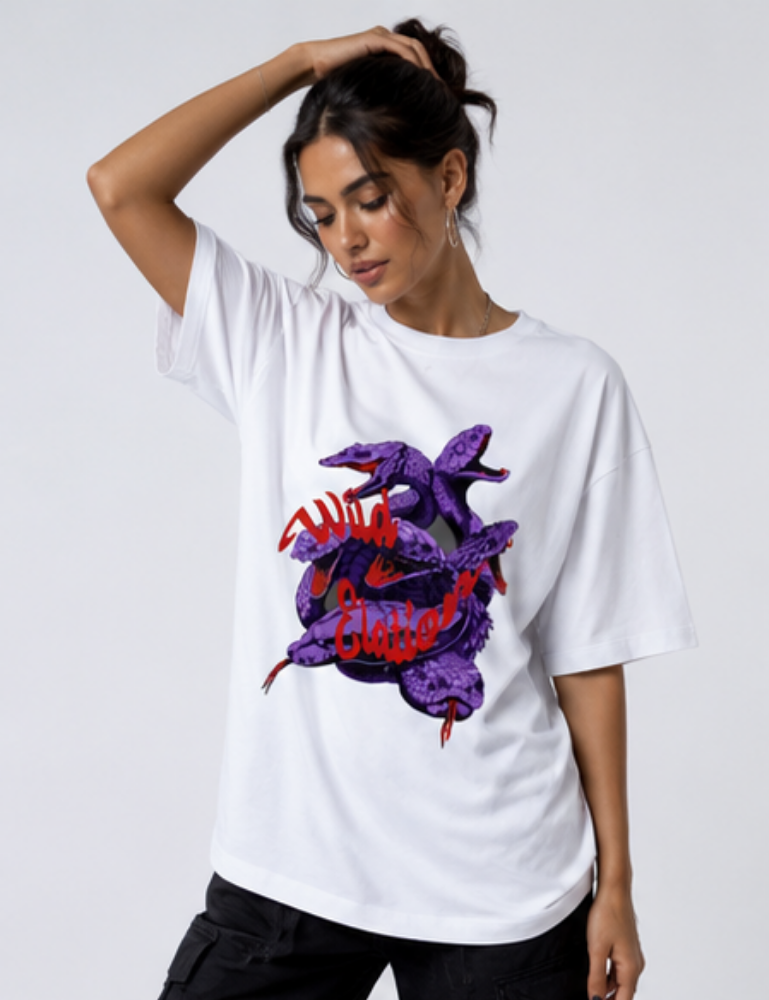 Women’s Premium Oversized T-Shirt – Wild Elation