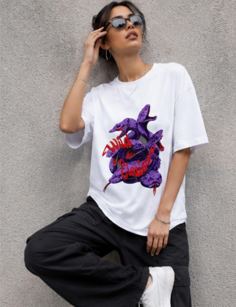 Women’s Premium Oversized T-Shirt – Wild Elation