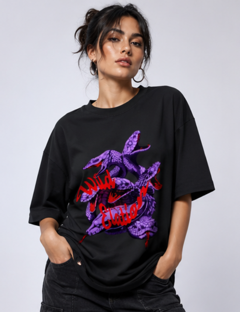 Women’s Premium Oversized T-Shirt – Wild Elation