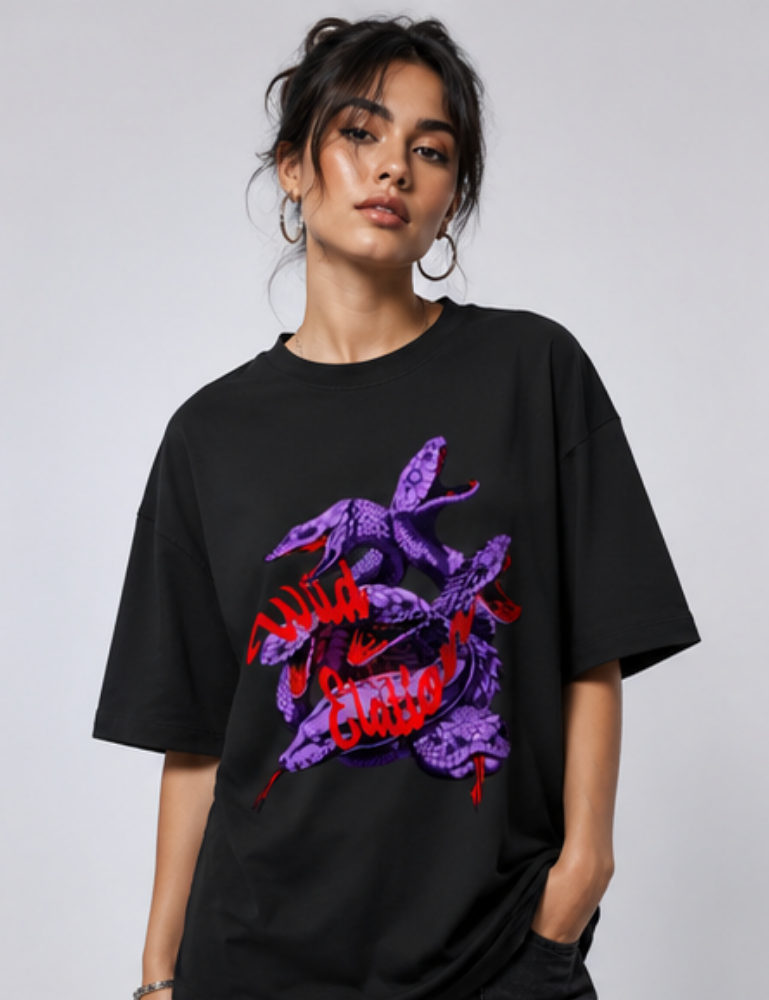 Women’s Premium Oversized T-Shirt – Wild Elation