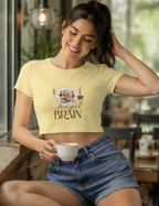 Women's Crop Top – Feed Your Brain