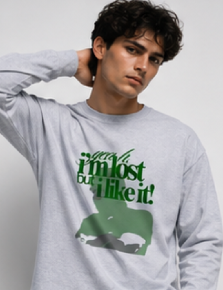 Men’s Full Sleeves T-Shirt – I'm Lost