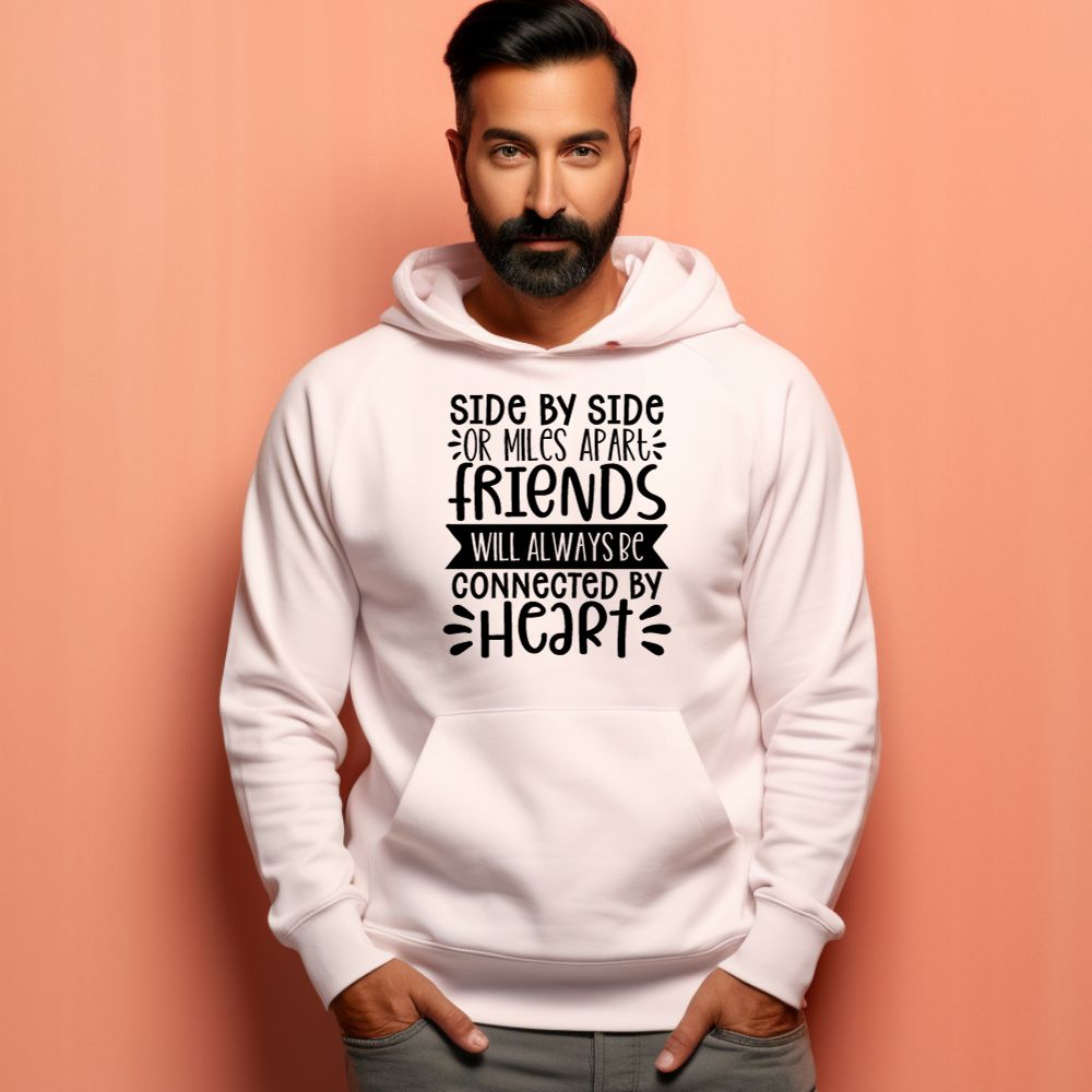 Men's Friendship Quote Printed Hoodies Main image