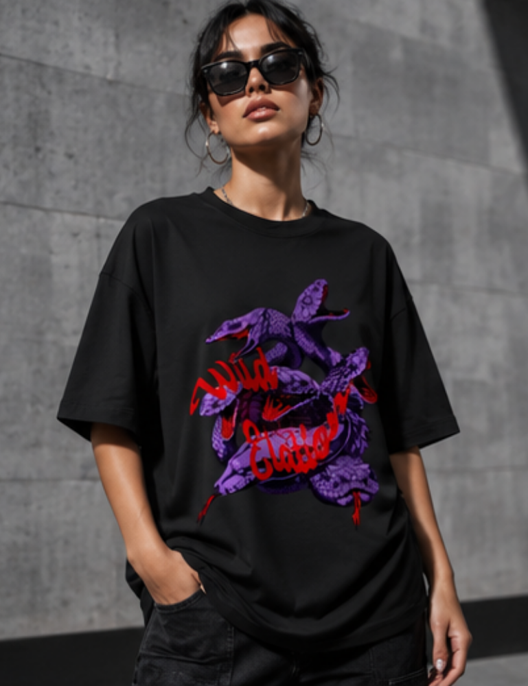 Women’s Premium Oversized T-Shirt – Wild Elation