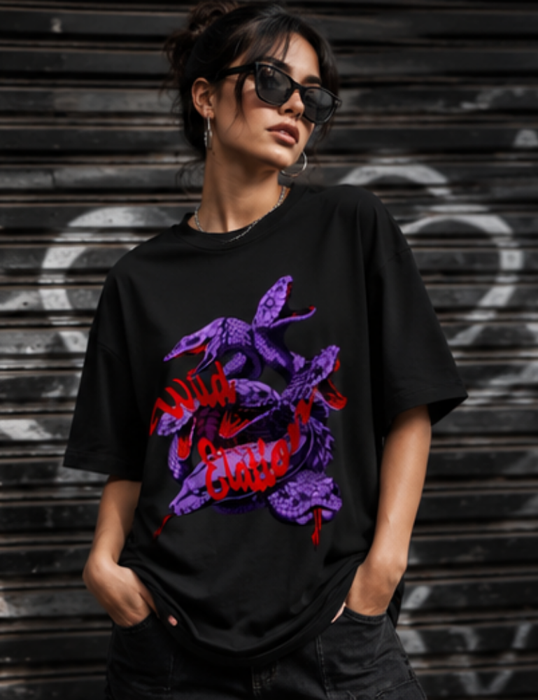 Women’s Premium Oversized T-Shirt – Wild Elation
