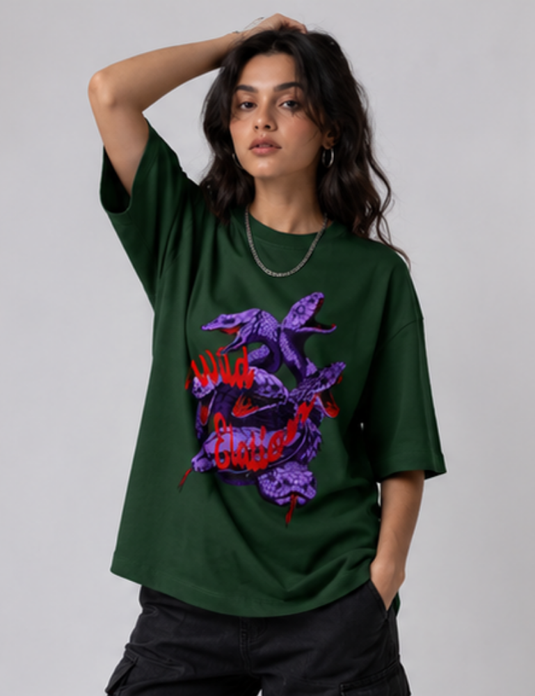 Women’s Premium Oversized T-Shirt – Wild Elation