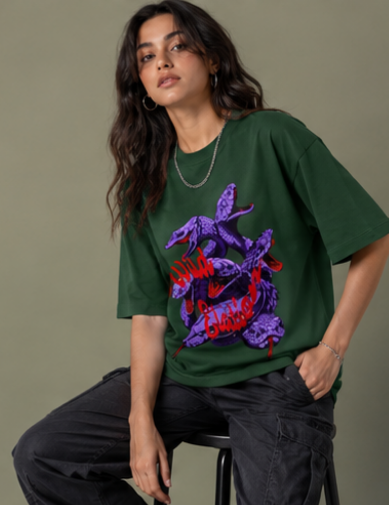 Women’s Premium Oversized T-Shirt – Wild Elation
