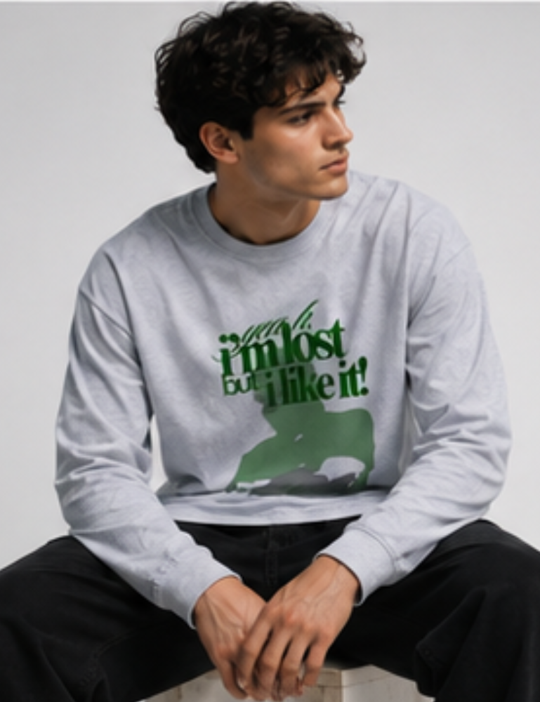 Men’s Full Sleeves T-Shirt – I'm Lost