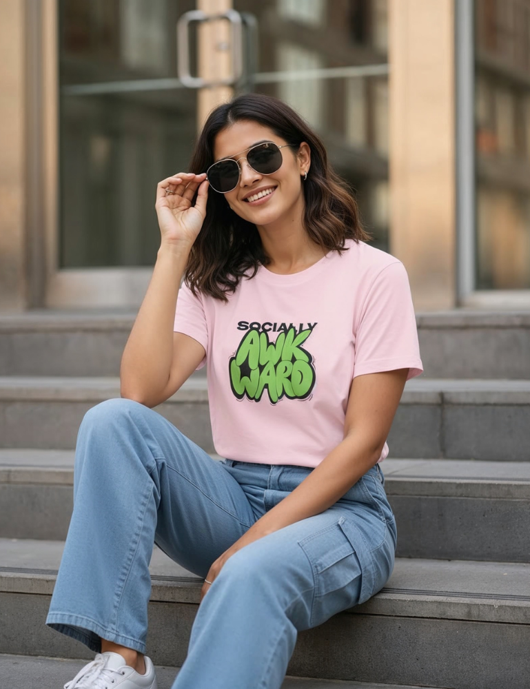 Women's Regular T-Shirt – Socially Awkward