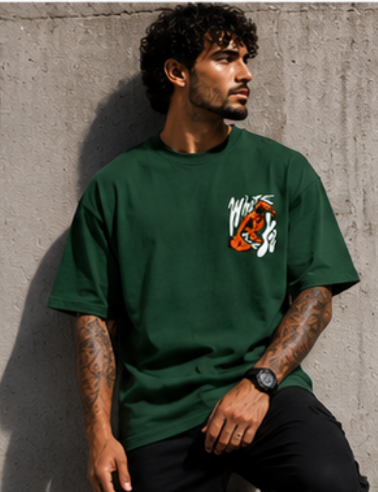 Men’s Premium Oversized T-Shirt – Where Are You
