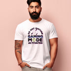 Men's Do Not Disturb Gaming Mode Activated Graphics Printed T-Shirt