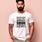 Men's Friendship Quote Printed T-Shirt