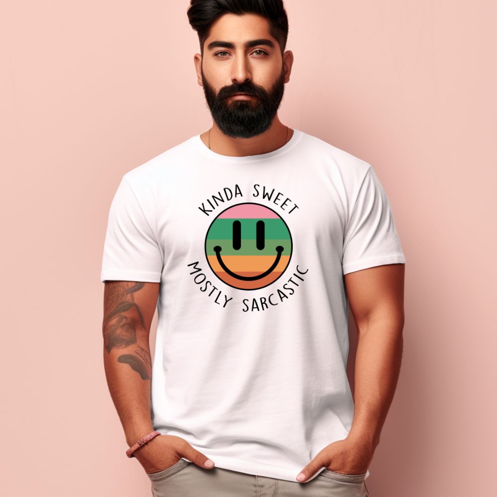 Men's Kinda Sweet Mostly Sarcastic Sarcastic Quotes T-Shirt Main image